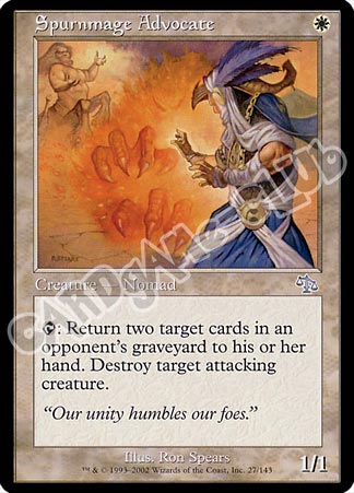 027 / 143 Spurnmage Advocate non comune (EN) -NEAR MINT-