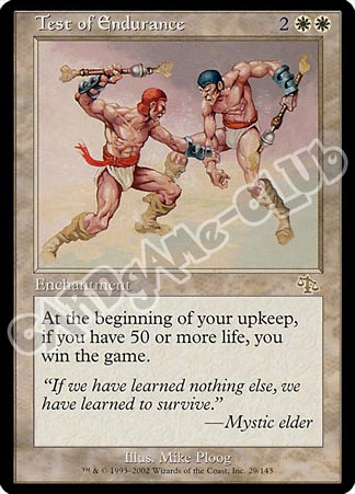 029 / 143 Test of Endurance rara (EN) -NEAR MINT-