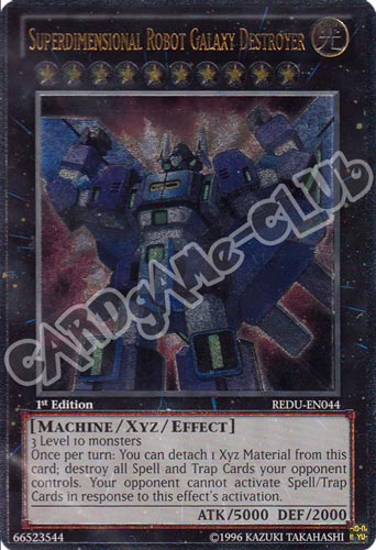 REDU-EN044 Superdimensional Robot Galaxy Destroyer rara ultimate 1st Edition (EN) -NEAR MINT-