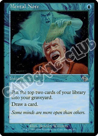 046 / 143 Mental Note comune (EN) -NEAR MINT-