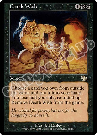 064 / 143 Death Wish rara (EN) -NEAR MINT-