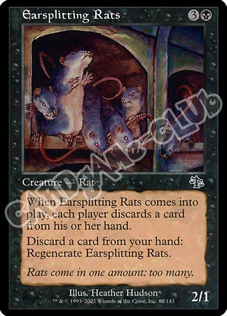 065 / 143 Earsplitting Rats comune (EN) -NEAR MINT-