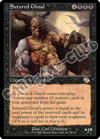 073 / 143 Sutured Ghoul rara (EN) -NEAR MINT-