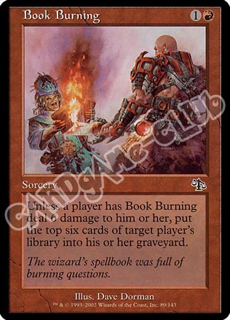 080 / 143 Book Burning comune (EN) -NEAR MINT-