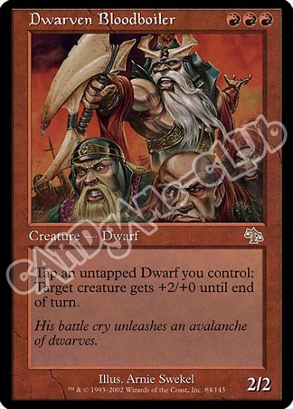084 / 143 Dwarven Bloodboiler rara (EN) -NEAR MINT-