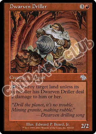 085 / 143 Dwarven Driller non comune (EN) -NEAR MINT-