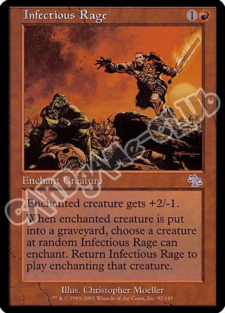 092 / 143 Infectious Rage non comune (EN) -NEAR MINT-