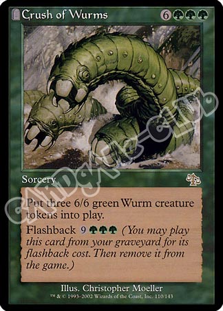 110 / 143 Crush of Wurms rara (EN) -NEAR MINT-