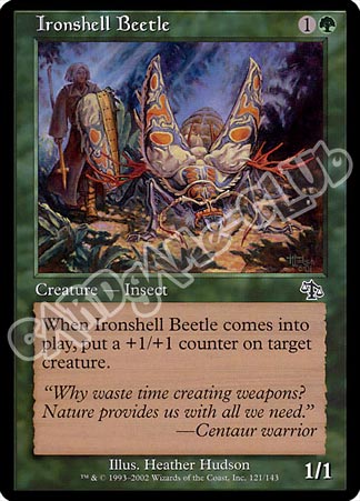 121 / 143 Ironshell Beetle comune (EN) -NEAR MINT-