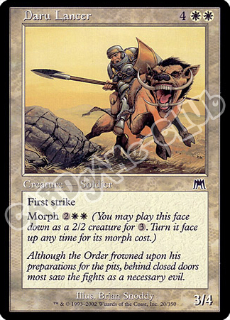 020 / 350 Daru Lancer comune (EN) -NEAR MINT-