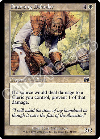 021 / 350 Daunting Defender comune (EN) -NEAR MINT-