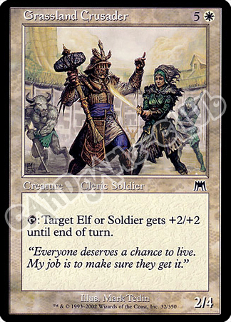 032 / 350 Grassland Crusader comune (EN) -NEAR MINT-