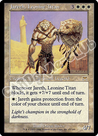 043 / 350 Jareth, Leonine Titan rara (EN) -NEAR MINT-