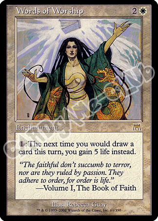 061 / 350 Words of Worship rara (EN) -NEAR MINT-