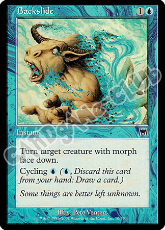 070 / 350 Backslide comune (EN) -NEAR MINT-