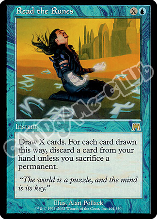 104 / 350 Read the Runes rara (EN) -NEAR MINT-