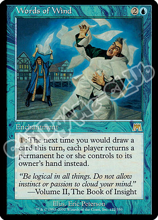 122 / 350 Words of Wind rara (EN) -NEAR MINT-