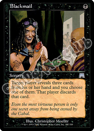 127 / 350 Blackmail non comune (EN) -NEAR MINT-