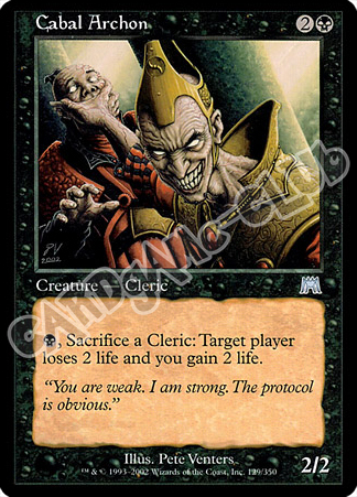 129 / 350 Cabal Archon non comune (EN) -NEAR MINT-