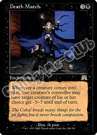 136 / 350 Death Match rara (EN) -NEAR MINT-