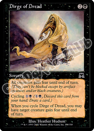138 / 350 Dirge of Dread comune (EN) -NEAR MINT-