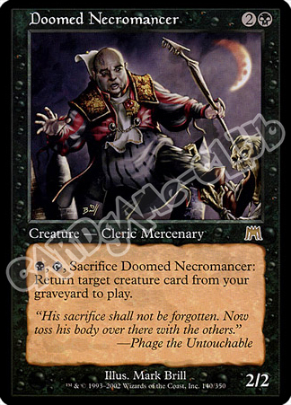 140 / 350 Doomed Necromancer rara (EN) -NEAR MINT-