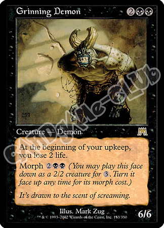 153 / 350 Grinning Demon rara (EN) -NEAR MINT-