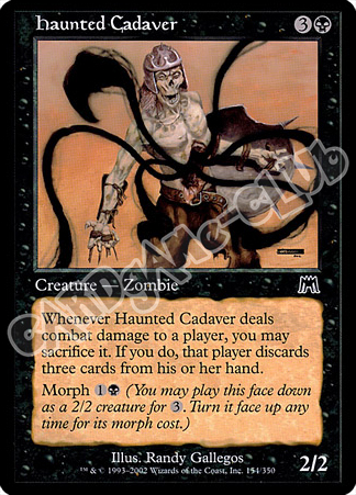 154 / 350 Haunted Cadaver comune (EN) -NEAR MINT-
