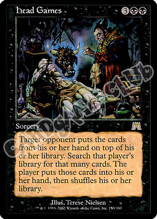 155 / 350 Head Games rara (EN) -NEAR MINT-