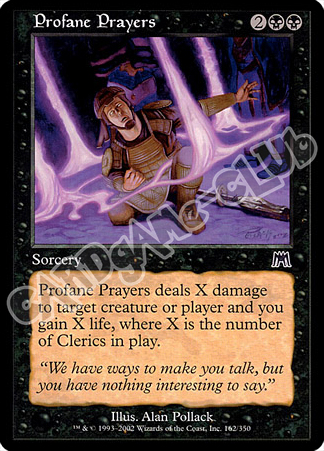 162 / 350 Profane Prayers comune (EN) -NEAR MINT-