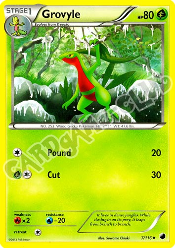 007 / 116 Grovyle non comune (EN) -NEAR MINT-