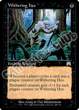 181 / 350 Withering Hex non comune (EN) -NEAR MINT-