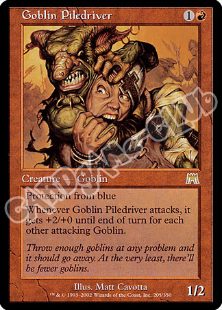 205 / 350 Goblin Piledriver rara (EN) -NEAR MINT-