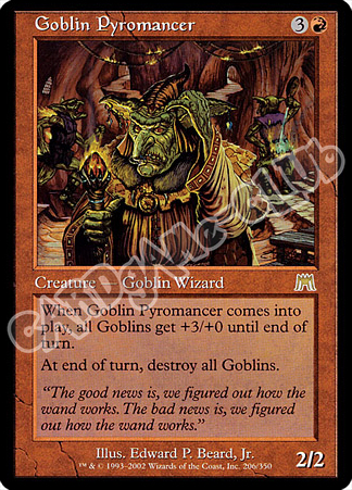206 / 350 Goblin Pyromancer rara (EN) -NEAR MINT-
