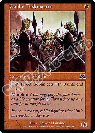 210 / 350 Goblin Taskmaster comune (EN) -NEAR MINT-