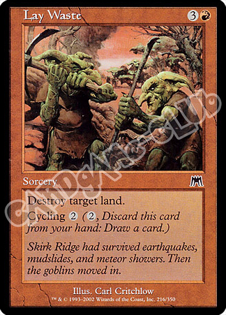 216 / 350 Lay Waste comune (EN) -NEAR MINT-