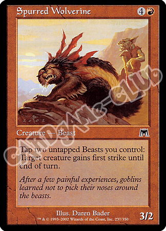 237 / 350 Spurred Wolverine comune (EN) -NEAR MINT-
