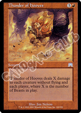 242 / 350 Thunder of Hooves non comune (EN) -NEAR MINT-