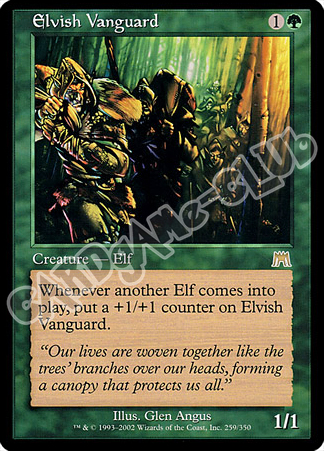 259 / 350 Elvish Vanguard rara (EN) -NEAR MINT-
