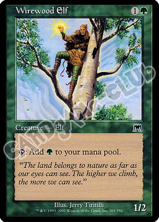 301 / 350 Wirewood Elf comune (EN) -NEAR MINT-