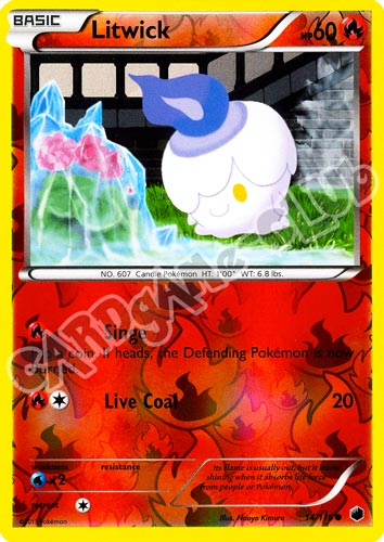 014 / 116 Litwick comune foil reverse (EN) -NEAR MINT-