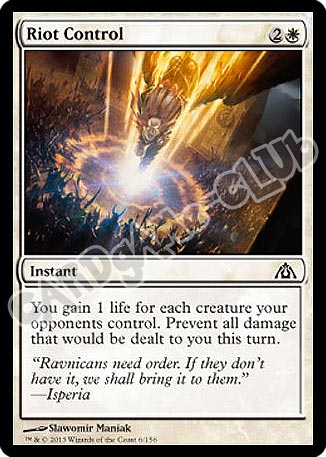 006 / 156 Riot Control comune (EN) -NEAR MINT-