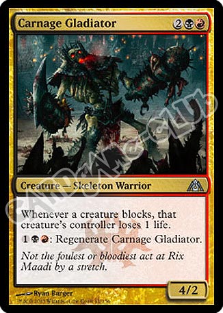 061 / 156 Carnage Gladiator non comune (EN) -NEAR MINT-