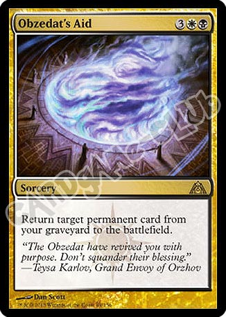 089 / 156 Obzedat's Aid rara (EN) -NEAR MINT-