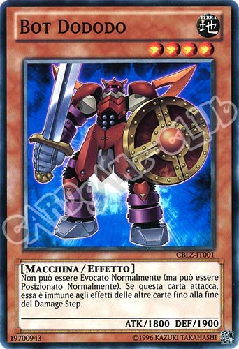CBLZ-IT001 Bot Dododo comune Unlimited (IT) -NEAR MINT-
