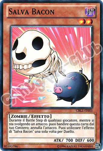 CBLZ-IT003 Salva Bacon comune Unlimited (IT) -NEAR MINT-