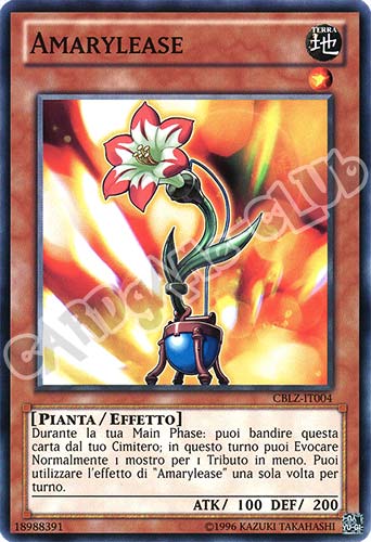 CBLZ-IT004 Amarylease comune Unlimited (IT) -NEAR MINT-