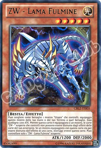 CBLZ-IT005 ZW-Lama Fulmine rara Unlimited (IT) -NEAR MINT-