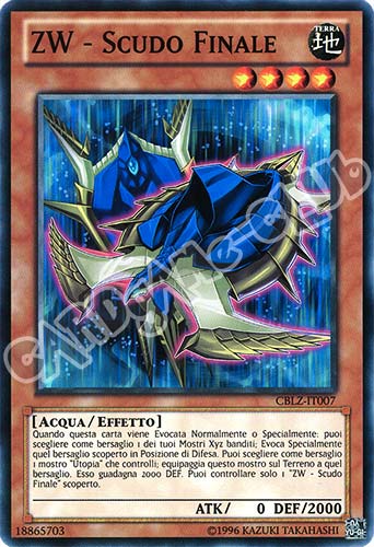 CBLZ-IT007 ZW-Scudo Finale comune Unlimited (IT) -NEAR MINT-