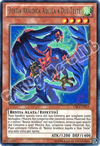 CBLZ-IT015 Bestia Araldica Aquila a Due Teste rara Unlimited (IT)  -PLAYED-